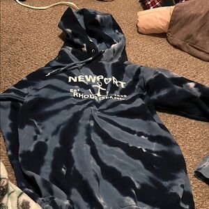 Blue Tie-Dye Newport Hoodie